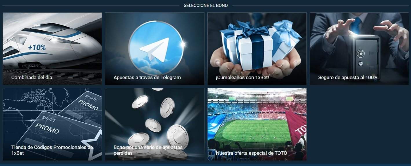 Promociones 1xbet para usuarios regulares