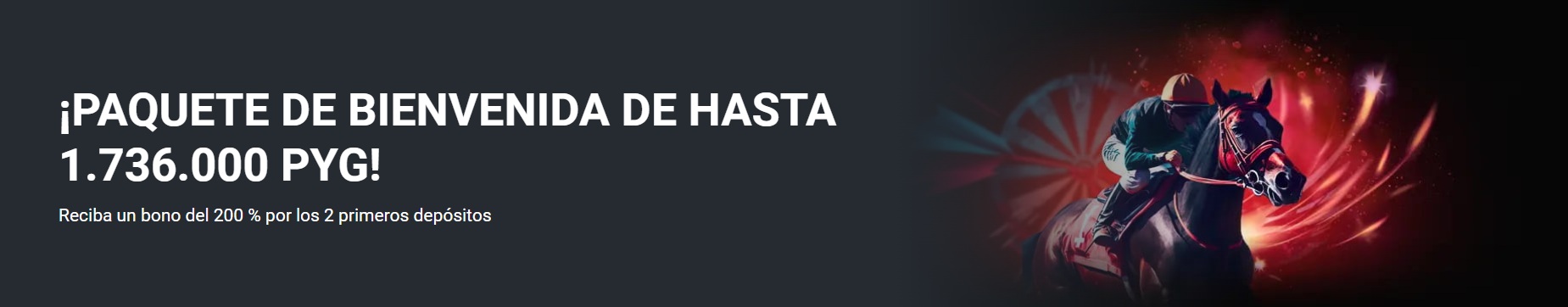 Megapari bono de bienvenida Paraguay