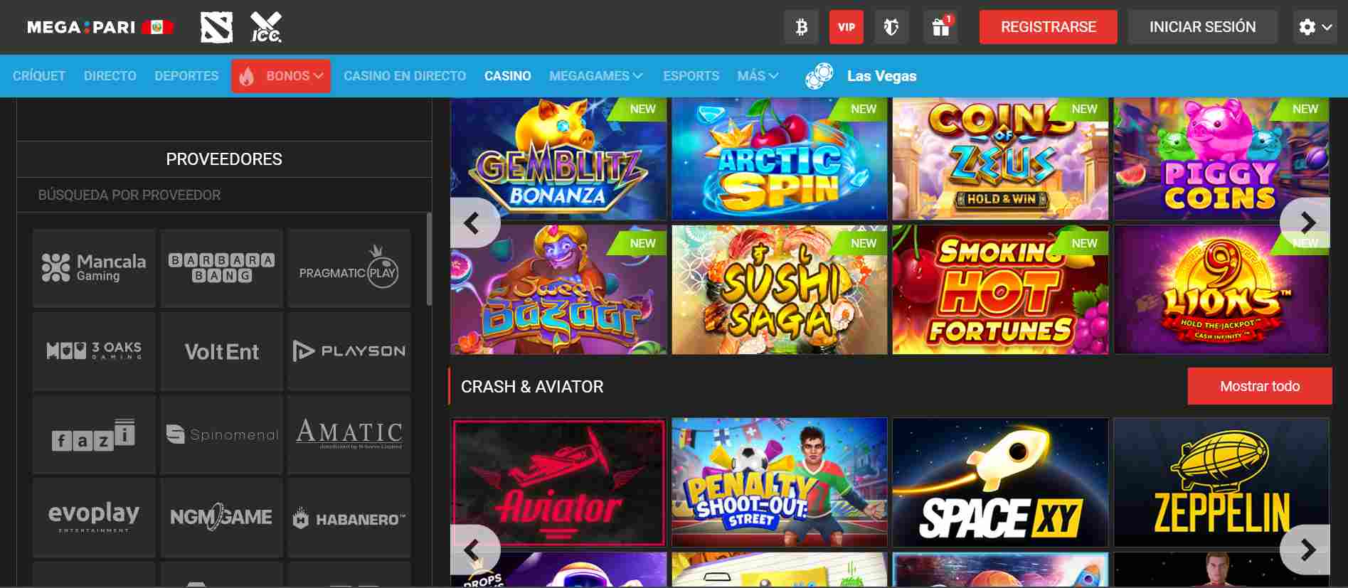 Megapari Casino Perú