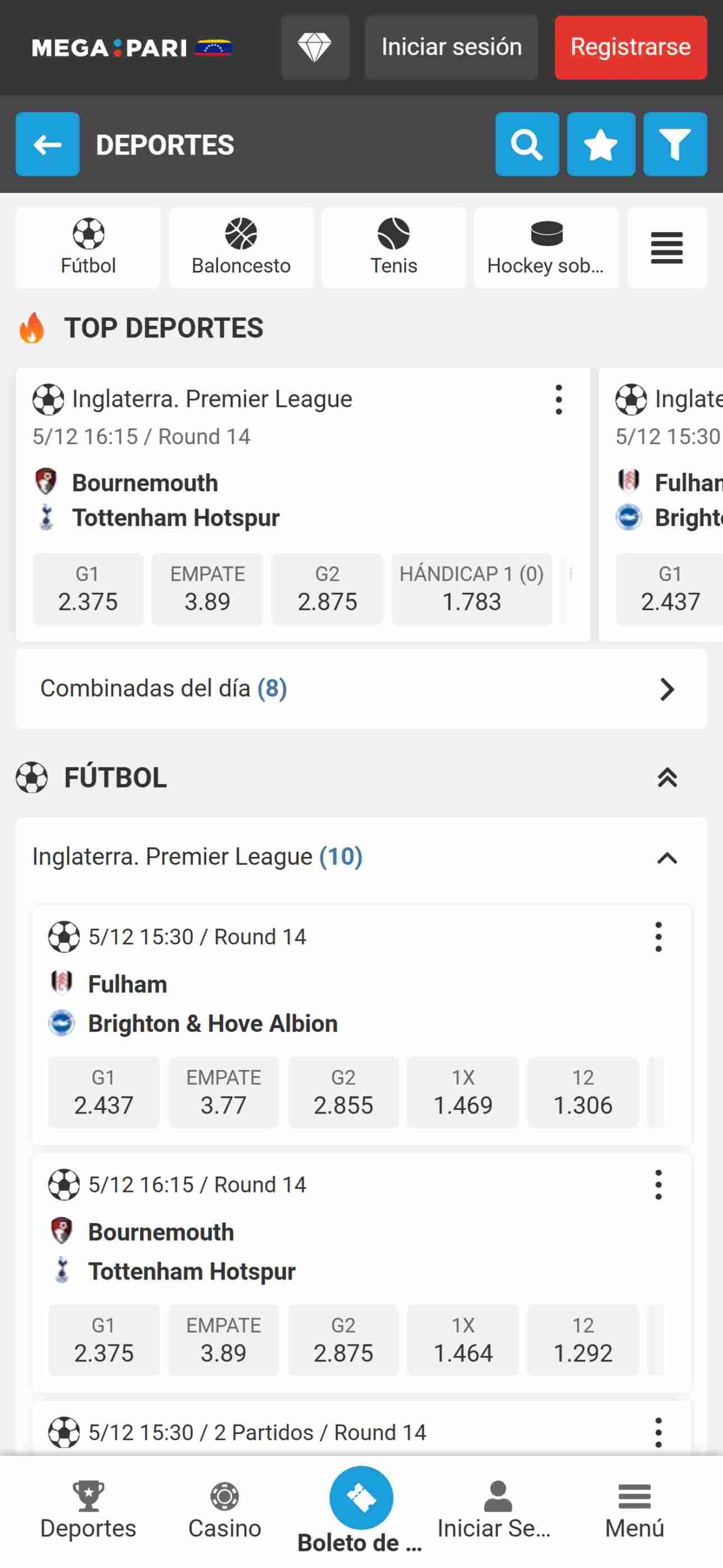 Megapari apuestas deportivas