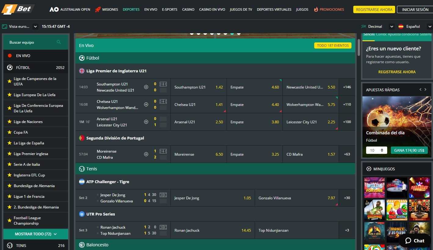 1Bet casa de apuestas reseña