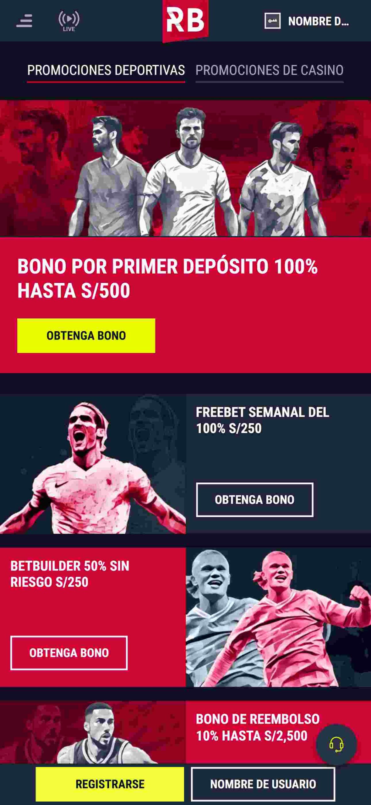 Rabona bono Perú