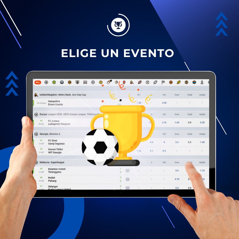 Elige un evento
