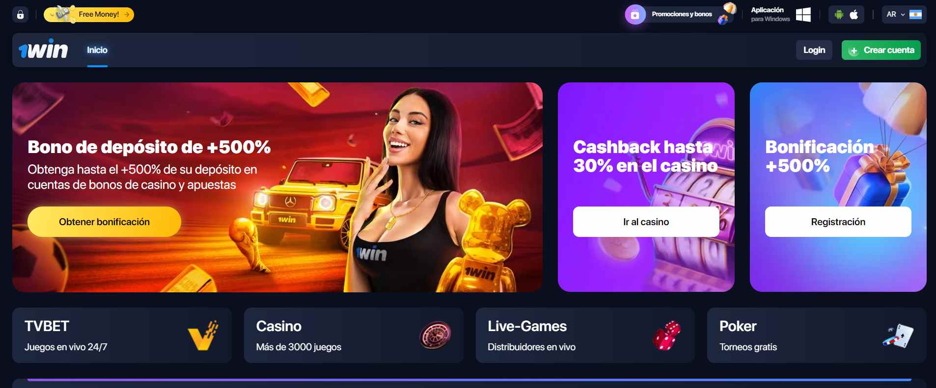 1win casino