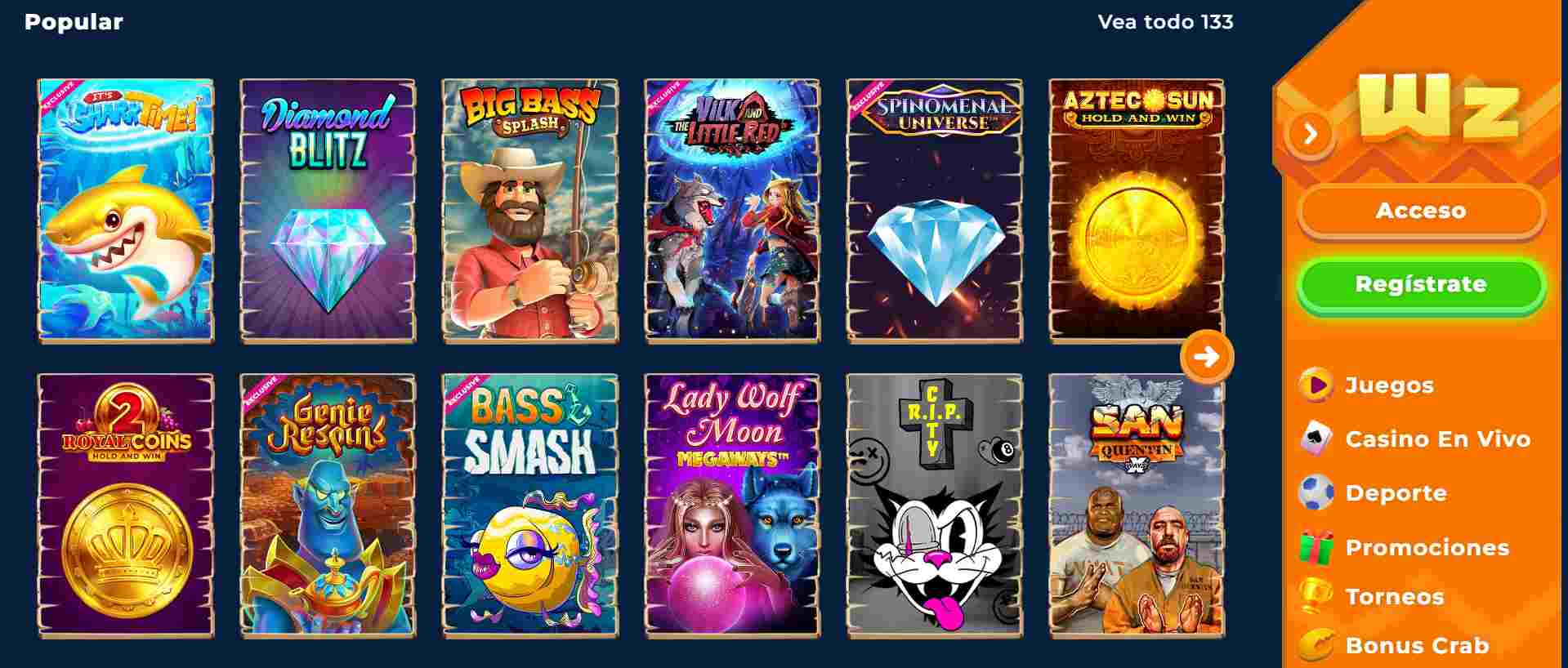 Wazamba casino