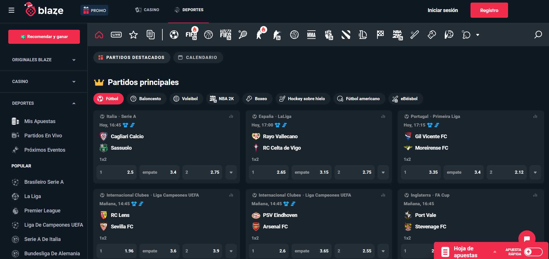 Blaze deportes
