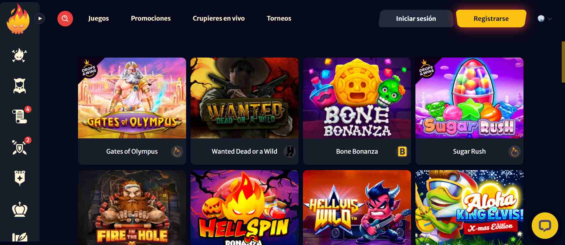 Juegos casino HellSpin