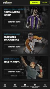 Sportuna promociones y bonos
