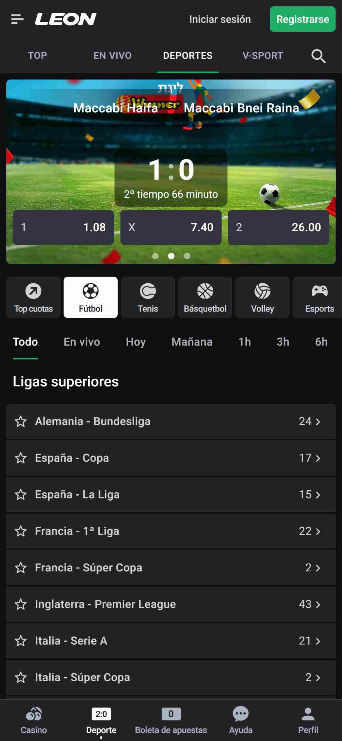 Leon apuestas deportivas
