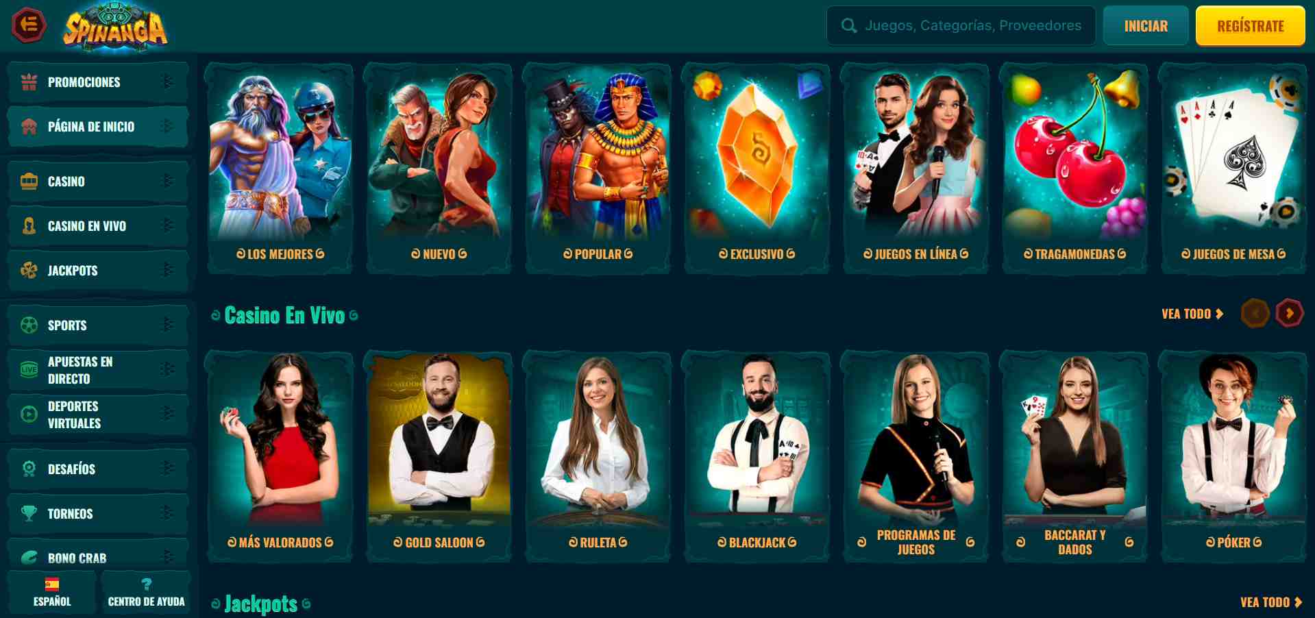 Spinanga juegos