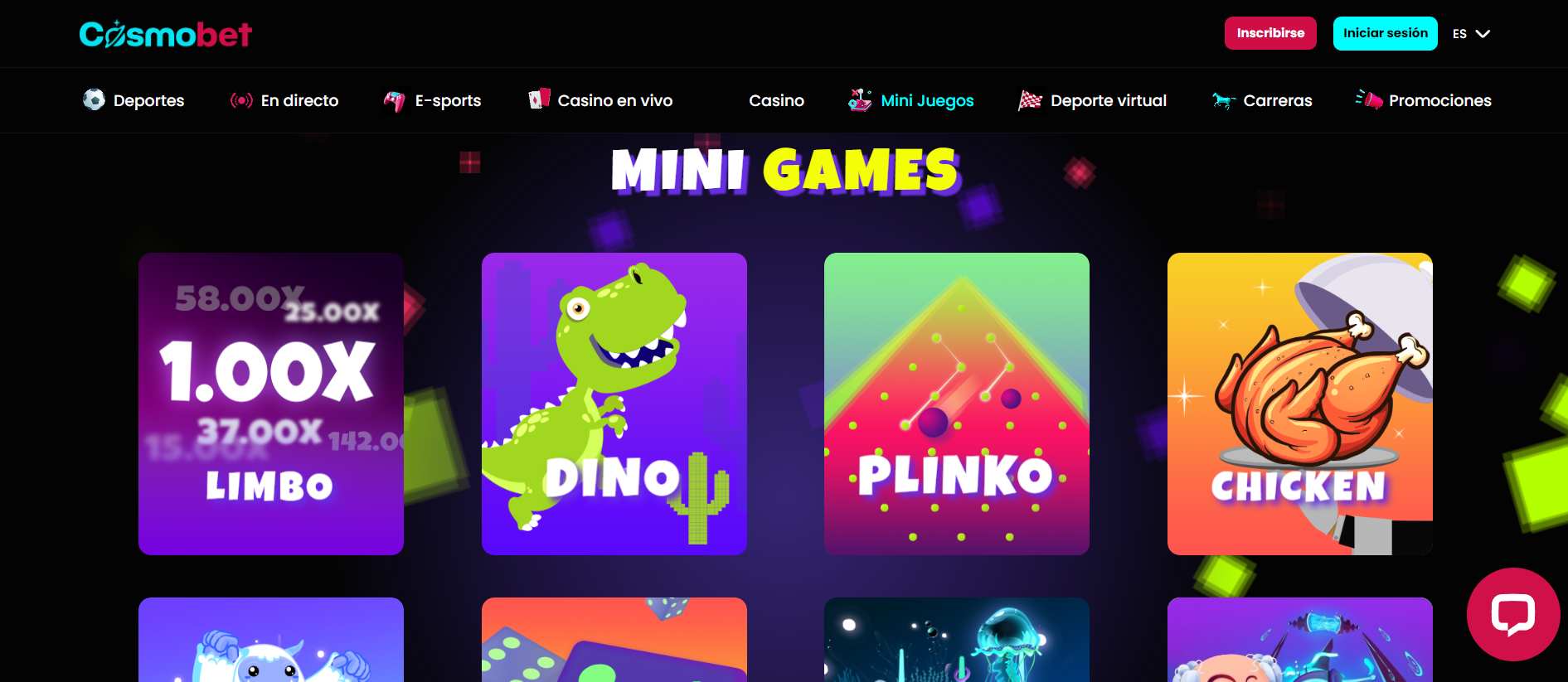 Cosmobet casino reseña