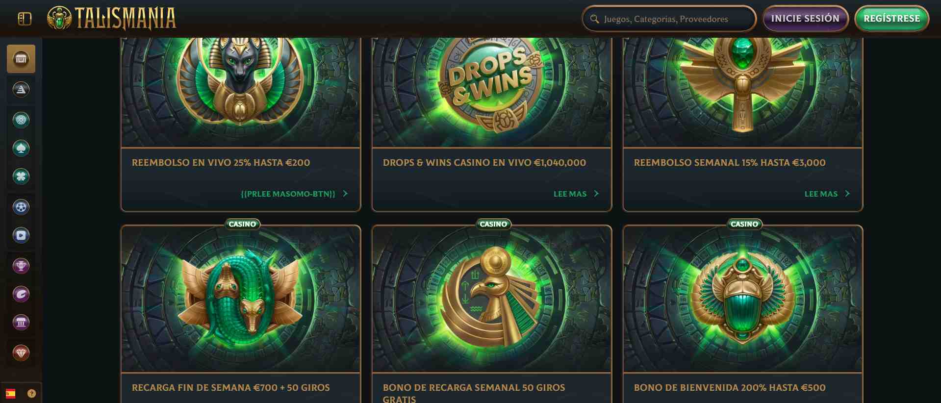 Bonos y ofertas de Talismania España