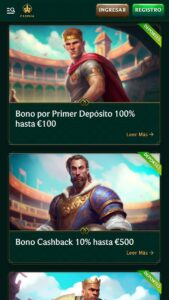 Casinia bonos y promociones