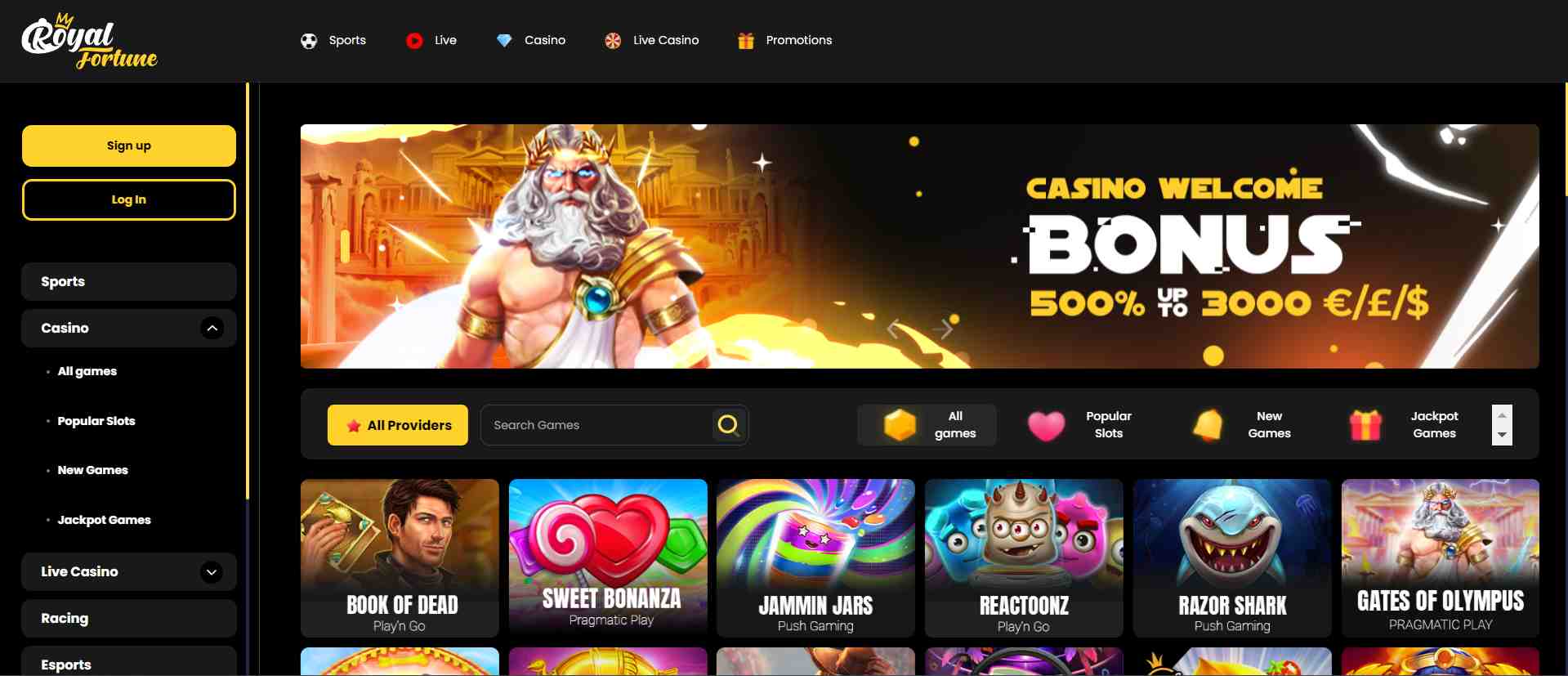 Royal Fortune Casino reseña