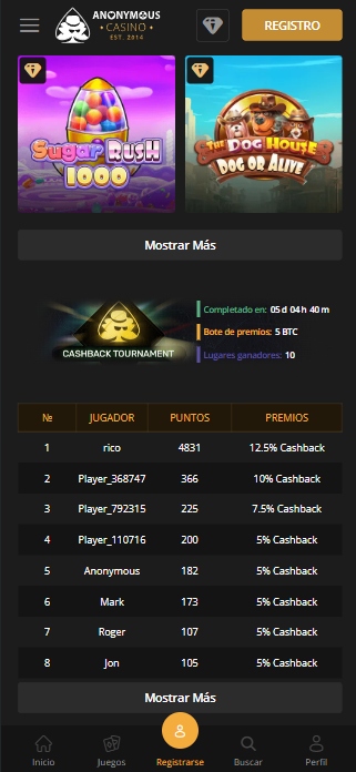 Anonymous Casino en España