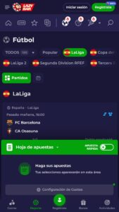 Cómo apostar en Lazybar