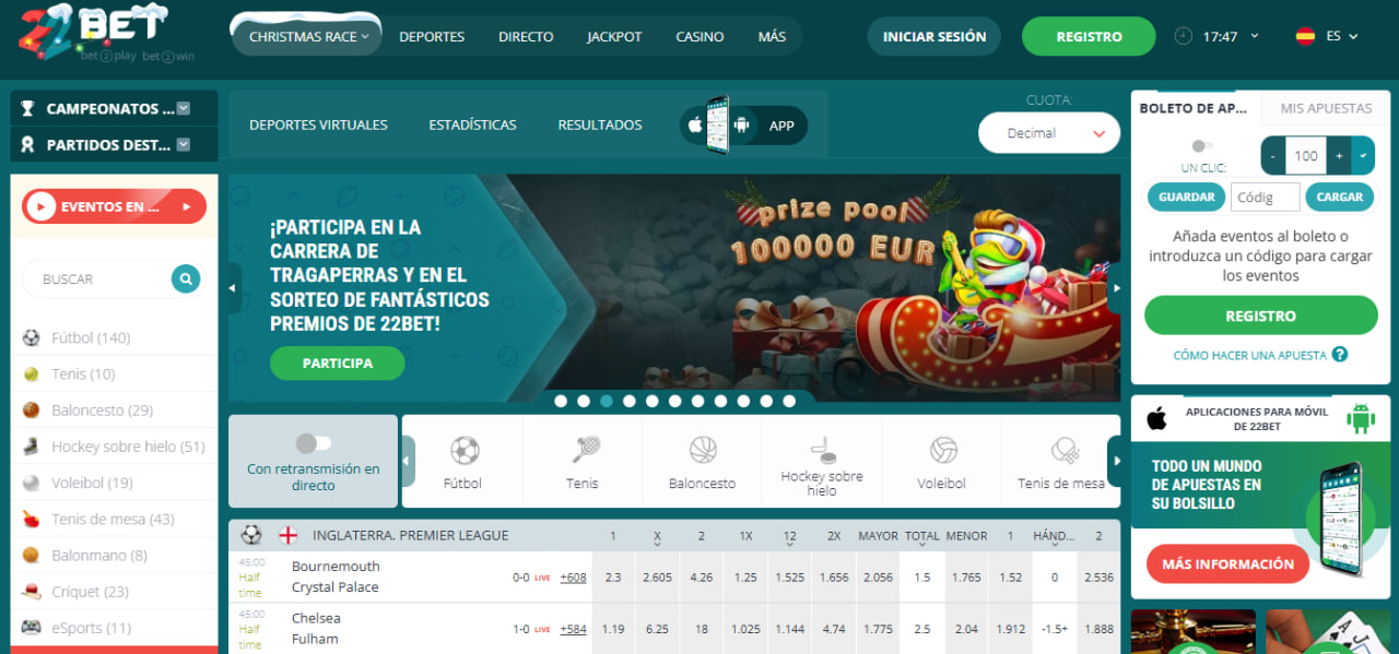 22Bet Casino