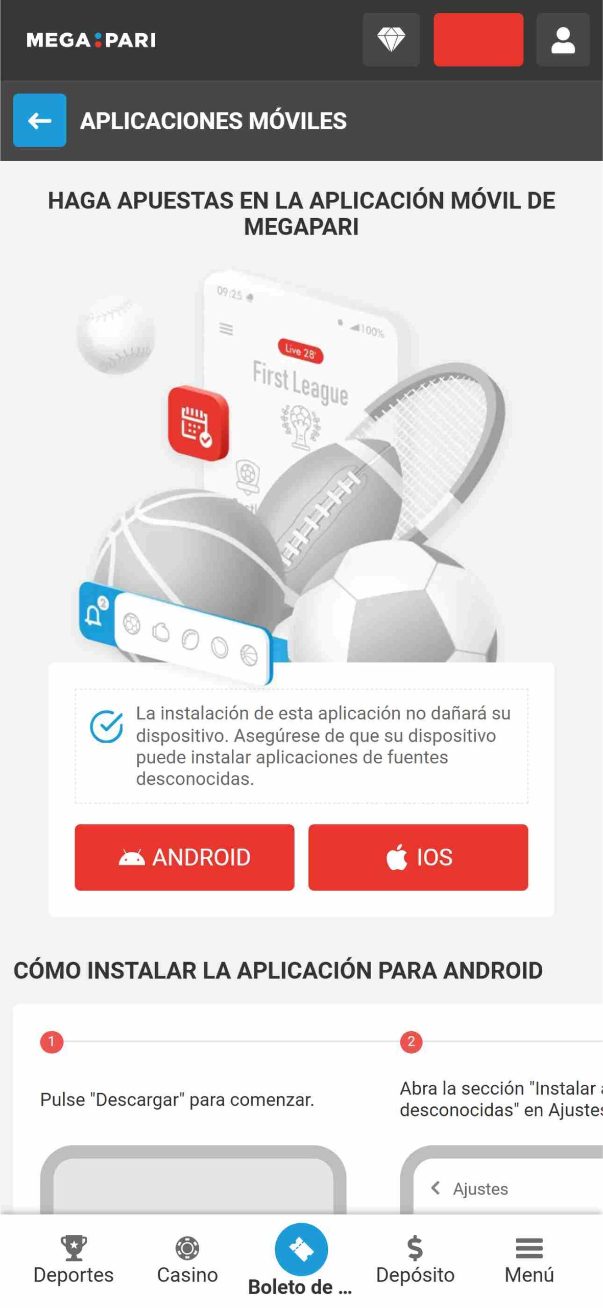 Megapari app