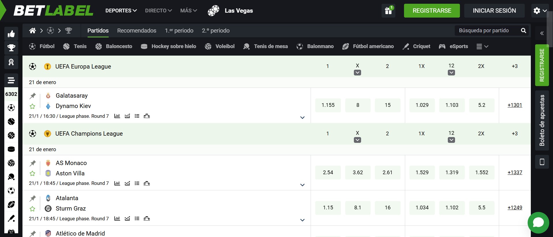 BetLabel apuestas deportivas