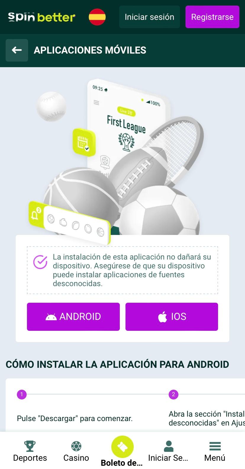 Spinbetter app