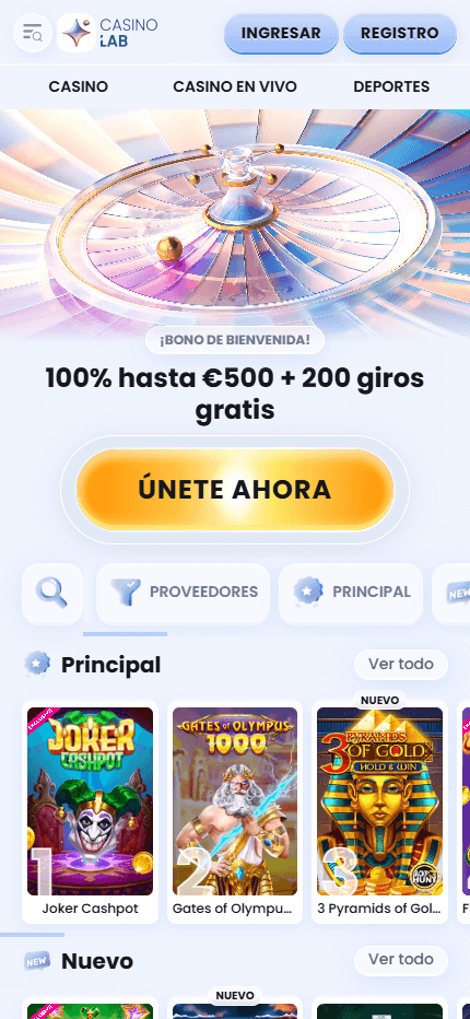 casinolab home mobile