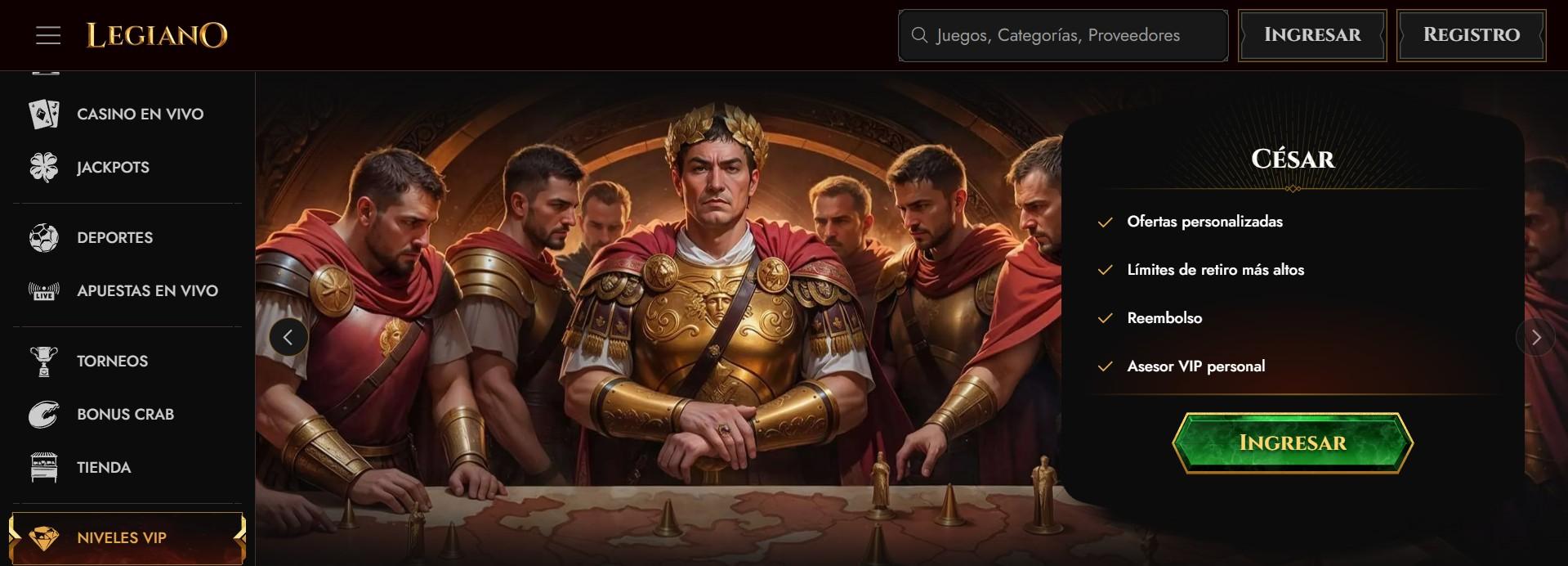 Legiano Casino VIP