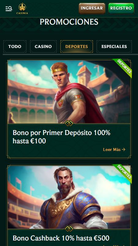 casinia bonus