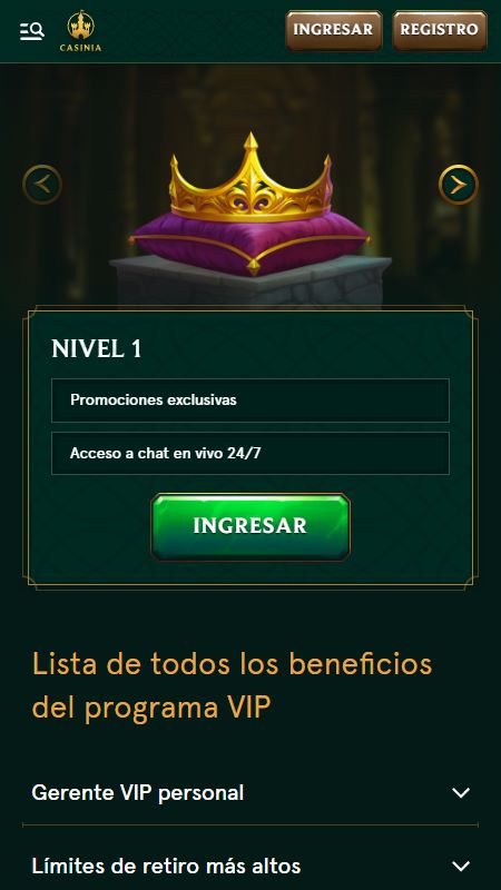 casinia VIP bonus