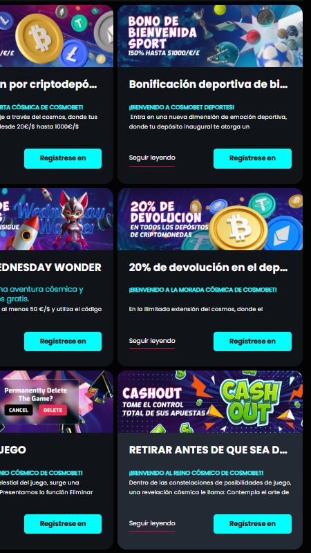 cosmobet bonus