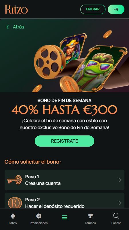 ritzo weekend bonus