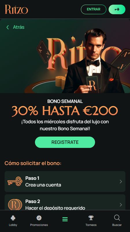 ritzo weekly bonus