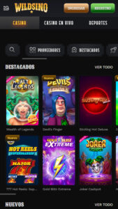 Wildsino Juegos de Casino