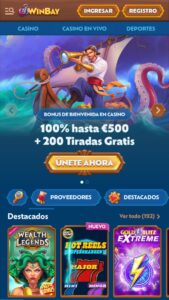 Bono y promociones Winbay Casino